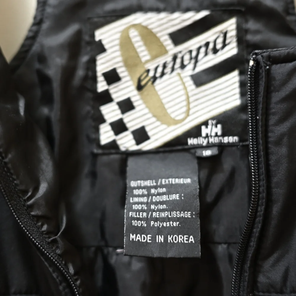 Helly Hansen Europa Black Vintage Snow Fishing Bib Overalls Jumpsuit Jumper 18 - Picture 3 of 10